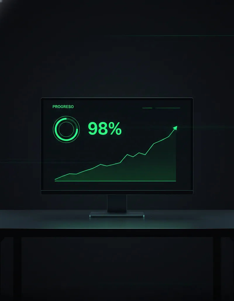 Mirá tu progreso en pantalla