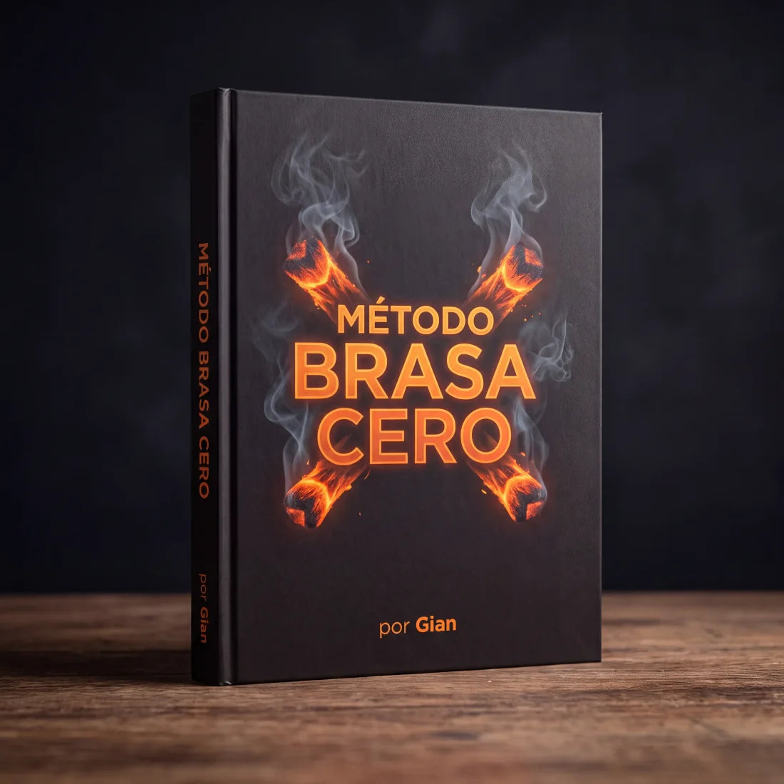 El libro Método Brasa Cero sobre una mesa de madera